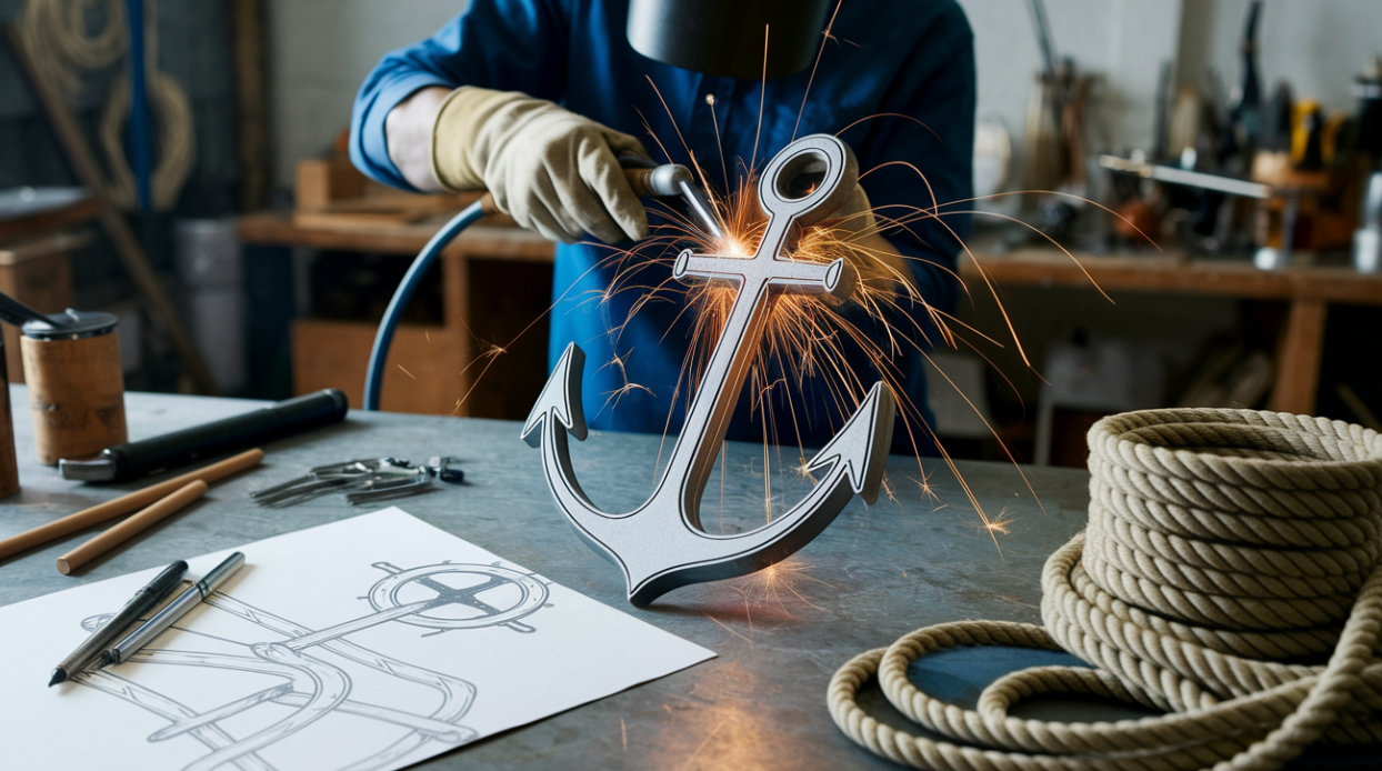 From Raw Metal to Masterpiece: How We Create Custom Anchor Art