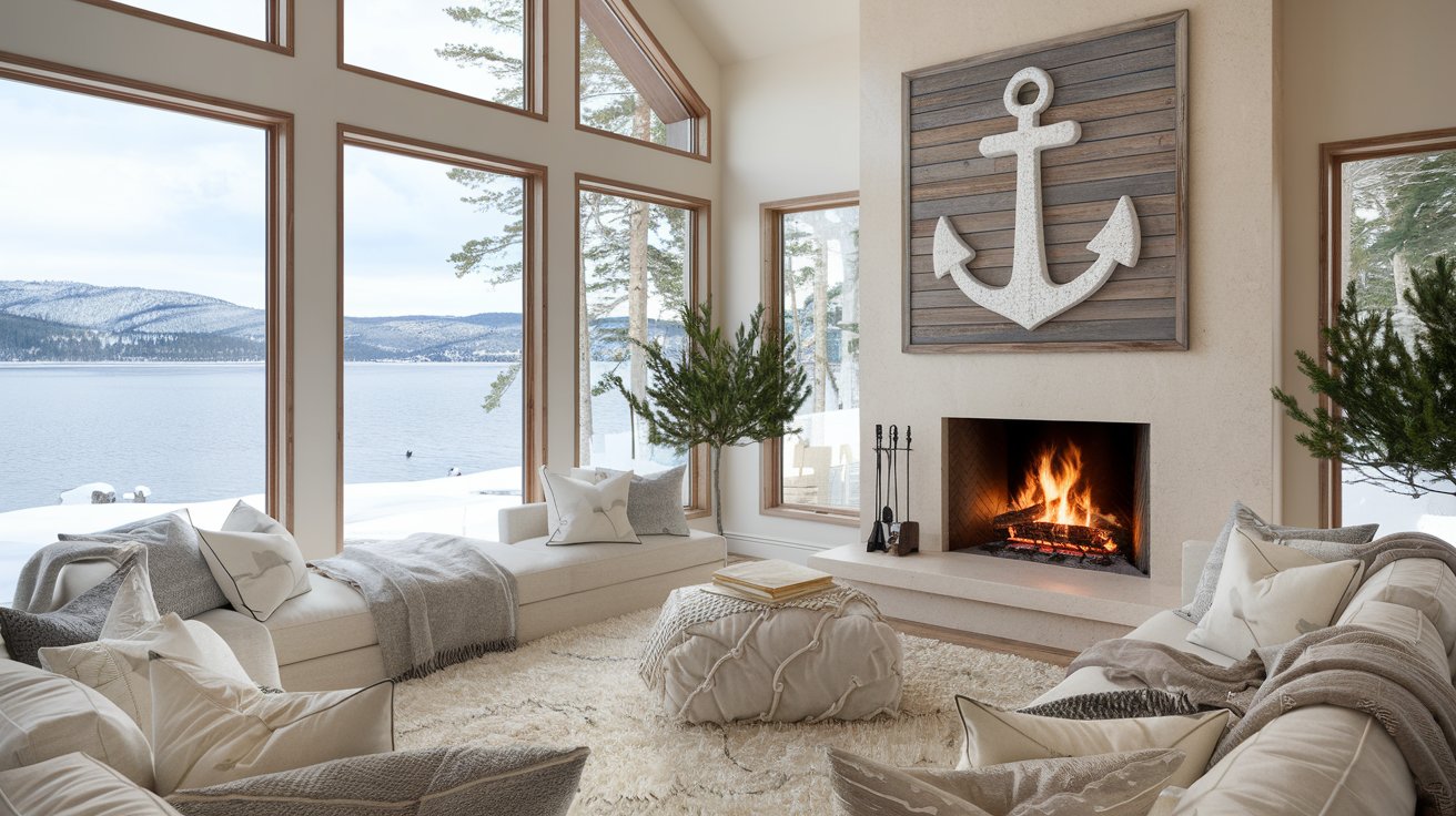 5 Custom Anchor Art Ideas to Transform Your Lakefront Home This Winter